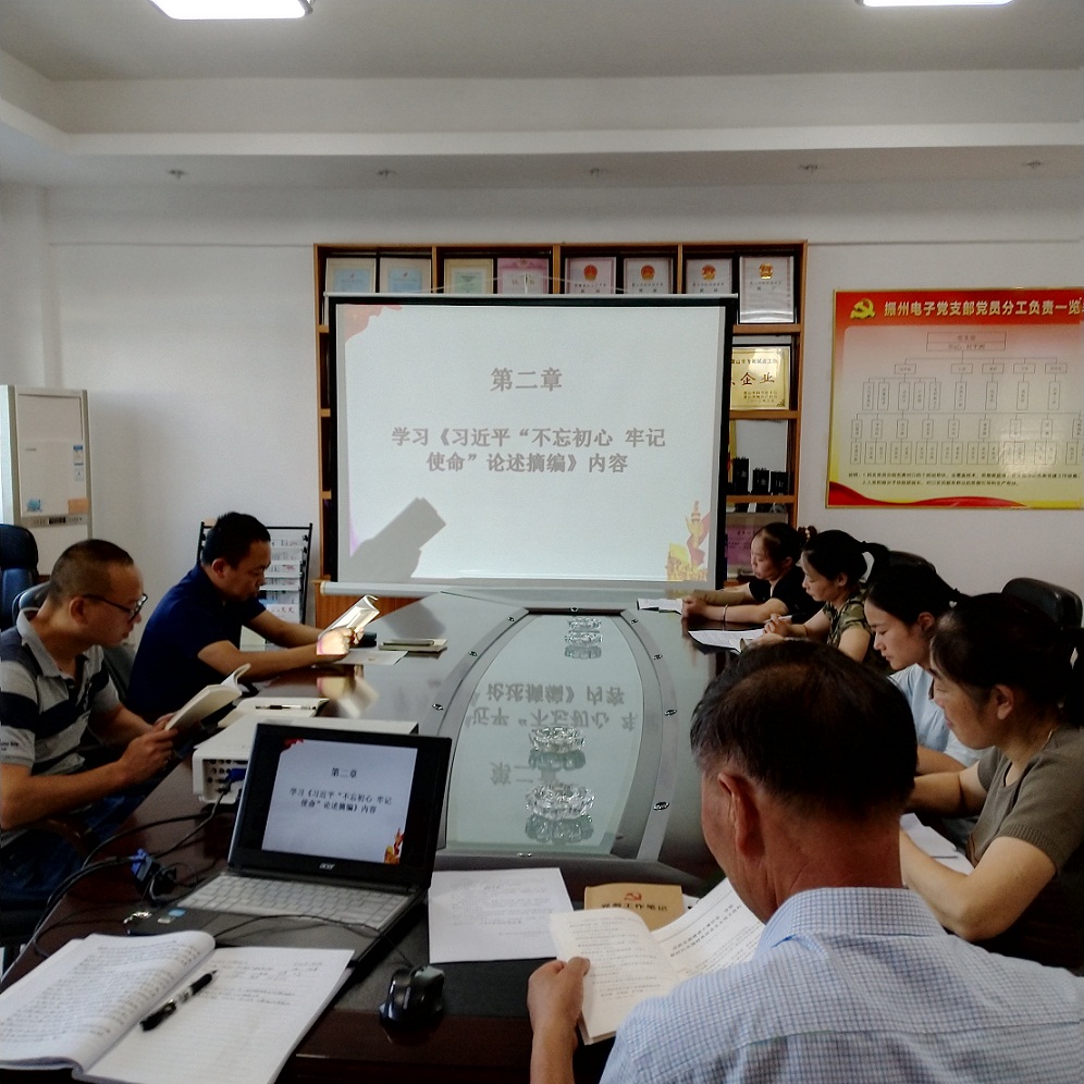 振州電子黨支部召開“不忘初心、牢記使命”主題教育動(dòng)員會(huì)